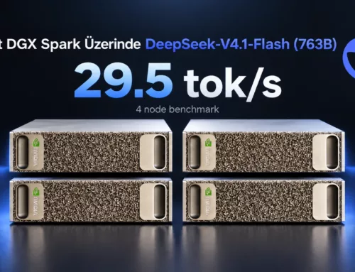Dört DGX Spark Üzerinde DeepSeek-V4.1-Flash (763B) — 29.5 tok/s